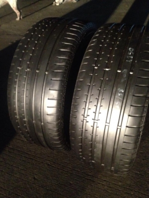 ขายยางContinantal 255-45-18 ปี11 1คู่ดอกหนา ถูกๆ