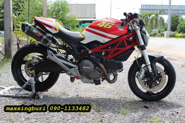 แม็กสิงห์บุรี//DUCATI MONSTER M795 ปี2012 รถออกศูนย์ แต่งหล่อๆ ซิ่งๆ พร้อมขี่ 345000 ด่วน