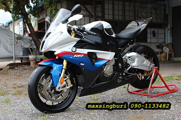แม็กสิงห์บุรี//BMW S1000RR ปี2010 รถออกศูนย์ ทะเบียนพร้อม แต่งเพียบ หล่อๆ 799000 (รับเทิร์น)