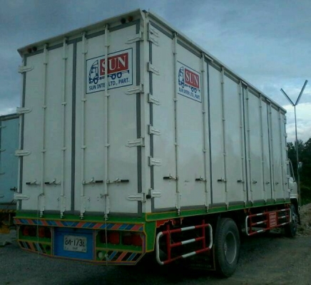 ขายรถบรรทุก6ล้อประกอบตู้10บาน ยาว 7.20 เมตร เครื่อง HO7C 185 แรง เครื่องแน่ดีมาก คัสชีสืสวยตลอดเส้น ตู้พึ่งต่อใหม่ได้6เดือนครับ