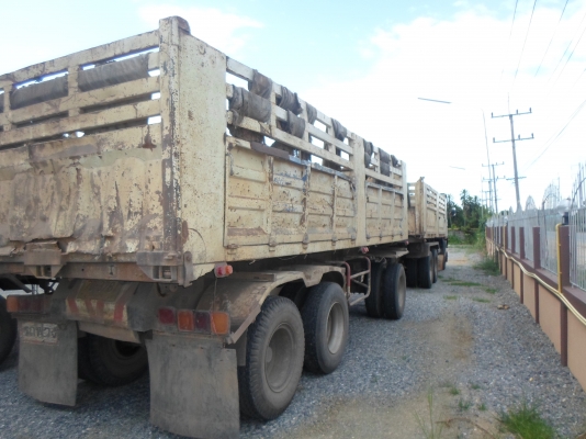 ขายรถพ่วง Hino fm2p 380 ปี  53 กะบะสามิตร ลูก3คาน รถสวยพร้อมใช้งาน