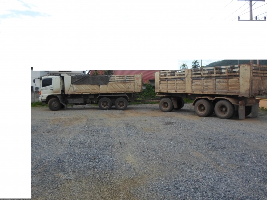 ขายรถพ่วง Hino fm2p 380 ปี  53 กะบะสามิตร ลูก3คาน รถสวยพร้อมใช้งาน