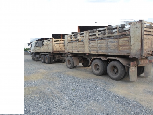 ขายรถพ่วง Hino fm2p 380 ปี  53 กะบะสามิตร ลูก3คาน รถสวยพร้อมใช้งาน