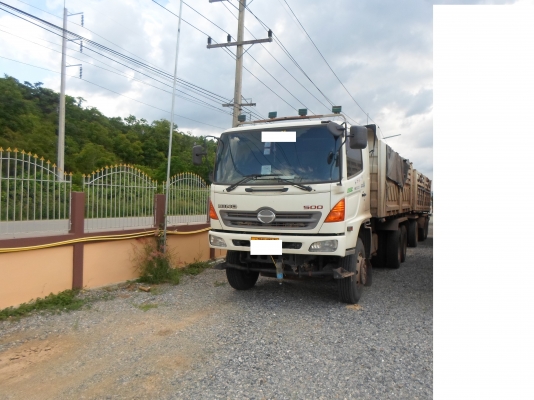 ขายรถพ่วง Hino fm2p 380 ปี  53 กะบะสามิตร ลูก3คาน รถสวยพร้อมใช้งาน