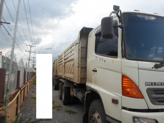 ขายรถพ่วง Hino fm2p 380 ปี  53 กะบะสามิตร ลูก3คาน รถสวยพร้อมใช้งาน