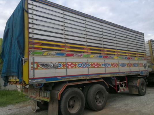 ขายรถพ่วง 24 ล้อ 2 เพลา แม่-ลูก กระบะเนียมคอกเกษตรดั้ม HINO PROFIA เครื่อง.6WA1-360 แรง ปี.54 รถพร้อมใช้ ราคาต่อรอง