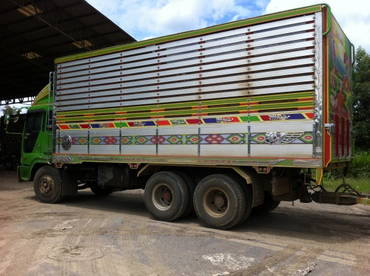 ขายรถพ่วง 22 ล้อ 2 เพลา แม่-ลูก กระบะเนียมคอกเกษตรดั้ม HINO PROFIA-P11C-เกียรืคูเลอร์ไดร์ ปี.55 รถสวยมากๆ สนใจจองเลย