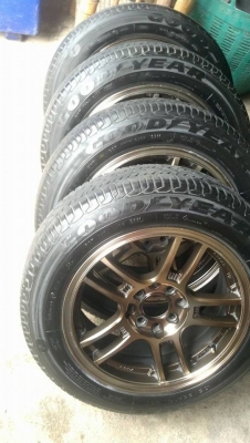 แม็กขอบ 15 กว้าง 6.5 ออฟ 38 สีน้ำตาลไหม้ สภาพดีสียังสวย แม็กขอบ 15 กว้าง 6.5 ออฟ 38 สีน้ำตาลไหม้ สภาพดีสียังสวย