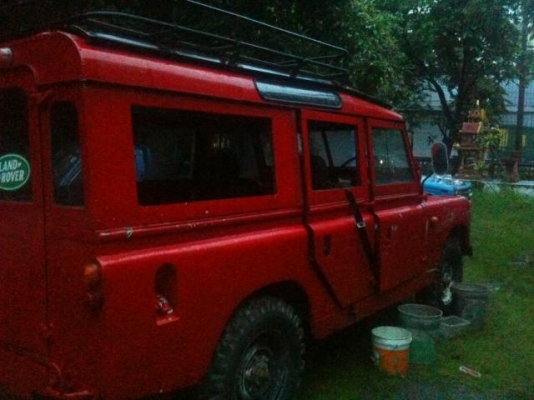 Land Rover เครื่อง ISUZU C190 2200 CC ลงเล่มแล้ว รถติดขับได้ ทะเบียนแท้ คัสซีไม่ผุ ขับ2 คานหน้าเดิม 80,000 บาท