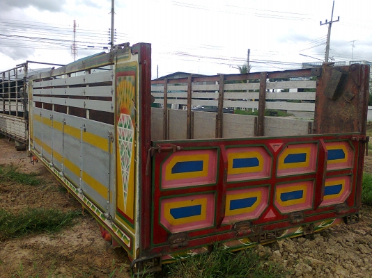 กระบะ 10 ล้อ ดัมพ์อลูมิเนียมสวยๆ ยาว 6 เมตร ครบชุด