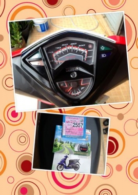 MIO125iMX ระบหัวฉีดตัวท็อปแม็กแท้ศูนย์รถ6เดือนสภาพป้ายแดง