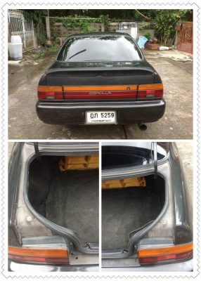 ขายสามห่วง รถสวย เครื่องแรง 4AGE20Vฝาดำ ดิสเบรค4ล้อ กุญแจรีโมท เซ็นทรั๊ลล๊อค หน้าหลังเดิมๆไม่มีชน