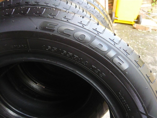 ยางขอบ 14 บริสโตน 165 65 14 ถอดมิตซู มิราจ ป้ายแดงใหม่ๆ