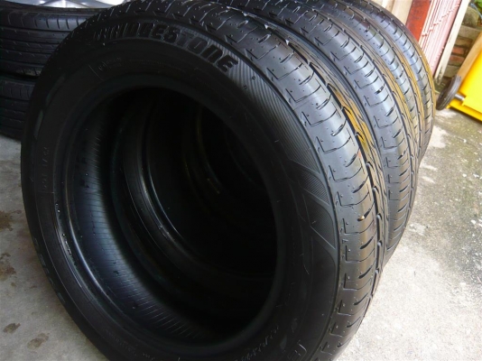 ยางขอบ 14 บริสโตน 165 65 14 ถอดมิตซู มิราจ ป้ายแดงใหม่ๆ