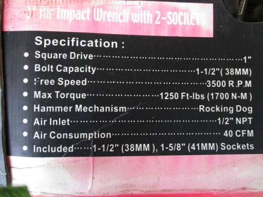 ขายบล็อกลม 1" สินค้ามือ1 นำเข้าจากยุโรป สนใจติดต่อ 081-981-9339 (บุ๋ม)