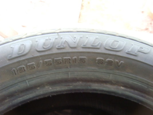 ยาง Dunlop  ขนาด 185/55/15 ปี 12