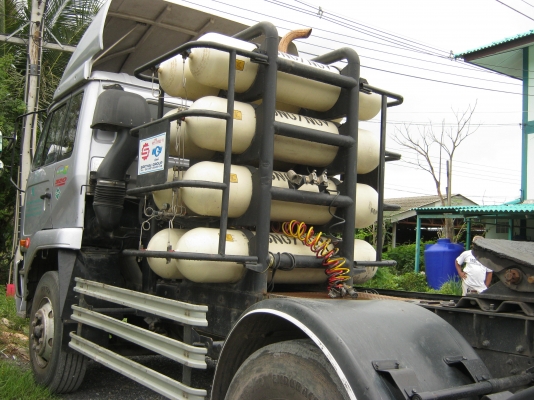 รับติดตั้งNGVรถหกล้อ สิบล้อ หัวลาก รถเมล์