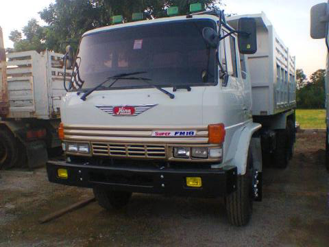 ขายรถบรรทุกสิบล้อดั๊มพ์ HINO F18 เครื่องเดิมHO7C 185 แรง เกียร์เดิม ทะเบียนพร้อม