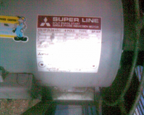 พัดลมตัวใหญ่มอเตอร์มิสซู 1/3  แรง