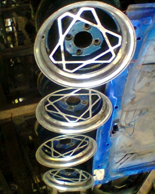 ล้อ13กว้าง74รู114ขอบโครเมียมเดิม3500