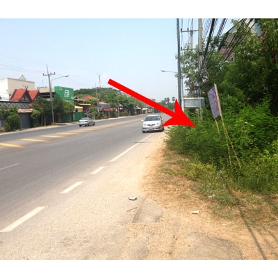 ขายที่ดินทำเลทอง ทำร้านค้าริมถนน ใกล้แหล่งท่องเที่ยว ชุมชน