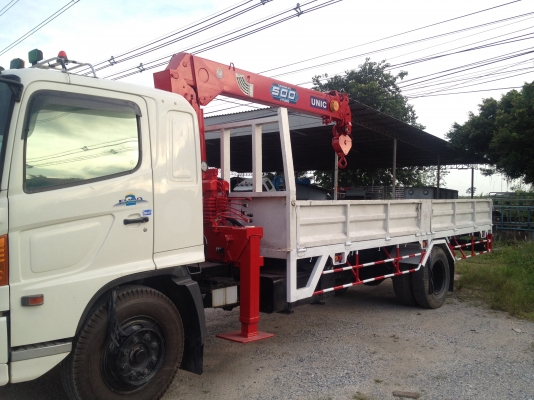 ขาย 6 ล้อ HINO MECA FG ติดเครน 5 ตัน 4 ปลอก ยาว 7.2 ขาย 6 ล้อ HINO MECA FG ติดเครน 5 ตัน 4 ปลอก ยาว 7.2