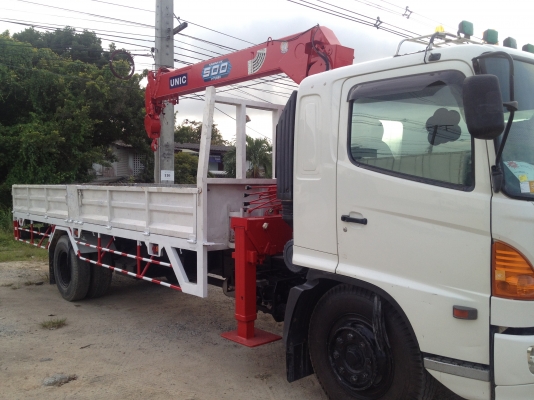 ขาย 6 ล้อ HINO MECA FG ติดเครน 5 ตัน 4 ปลอก ยาว 7.2 ขาย 6 ล้อ HINO MECA FG ติดเครน 5 ตัน 4 ปลอก ยาว 7.2