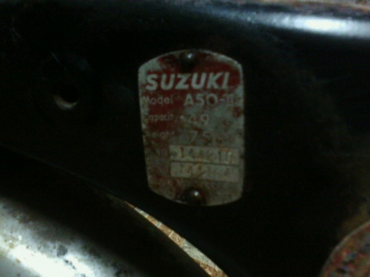 ขายโครงsuzuki A50สภาพดีครับ ขายโครงsuzuki A50สภาพดีครับ