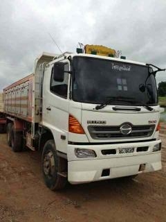 ขายรถ 22 ล้อพ่วงแม่-ลูกดัมพ์ HINO MEGA 344 ปี 2553 ลูกพ่วง 3 คานแท้ดัมพ์กระบะอลูมิเนียมคอกเสมอหัว ราคา 3150000