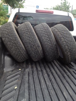 ขายยางNitto Nt420s 235-55-18 ปี11 ดอก95\% เต็มๆ ถูกๆ