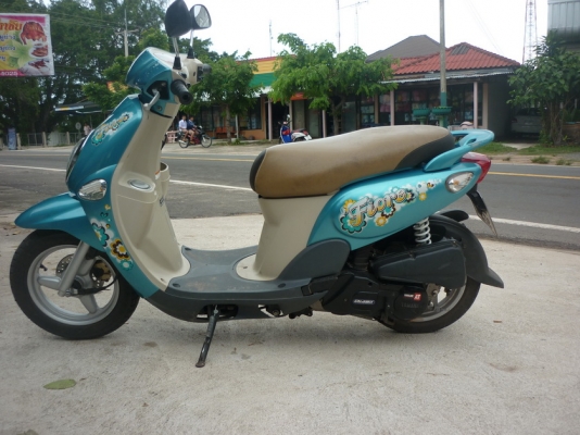 ยามาฮ่าฟีโอเล่ สีฟ้าสดใส น่ารักทั้งรถทั้งคนขับ  21500 บาท