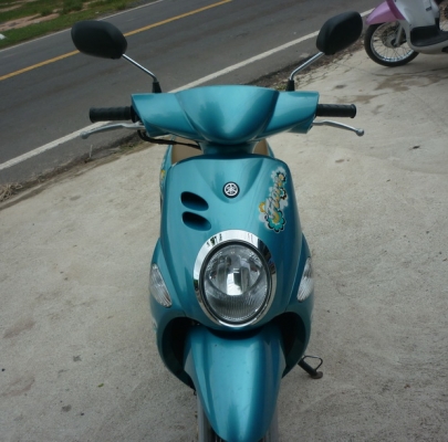 ยามาฮ่าฟีโอเล่ สีฟ้าสดใส น่ารักทั้งรถทั้งคนขับ  21500 บาท
