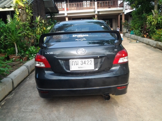 วีออส 08 เกียร์ ธรรมดา สีดำ 310000 บาทแต่งสวย