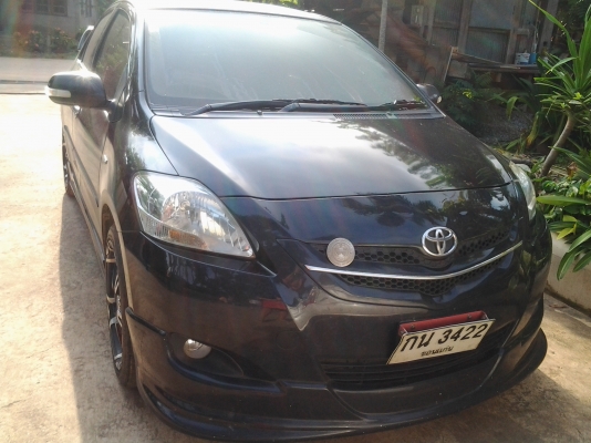 วีออส 08 เกียร์ ธรรมดา สีดำ 310000 บาทแต่งสวย