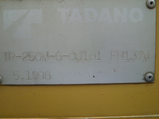 TADANO รถเครนนำเข้าจากญี่ปุ่น 4 ล้อ ขนาด 25 ตัน TADANO รถเครนนำเข้าจากญี่ปุ่น 4 ล้อ ขนาด 25 ตัน