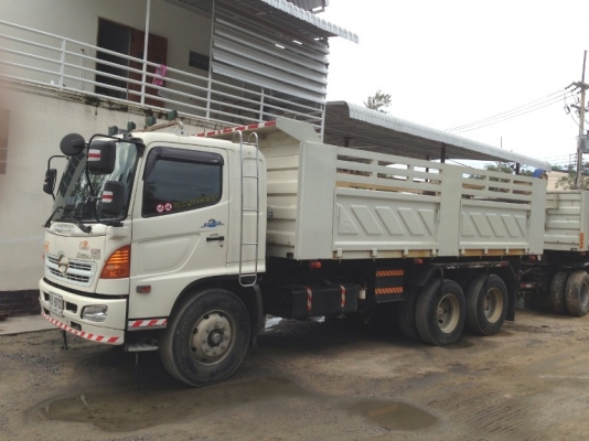 ขายรถดั้มพ่วง18ล้อ HINO MEGA 260HP