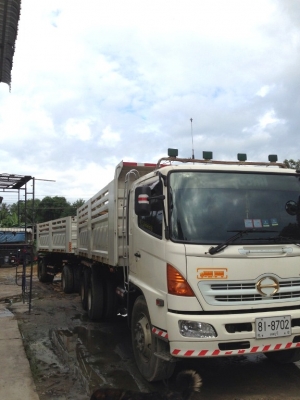 ขายรถดั้มพ่วง18ล้อ HINO MEGA 260HP