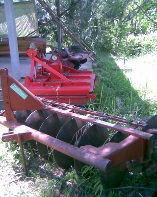 รถไถ 35 แรงม้า อุปกรณ์ 3 ชิ้น อุปกรณ์ 3 ชิ้น  ผาน โรตารี่ ตัดหญ้า