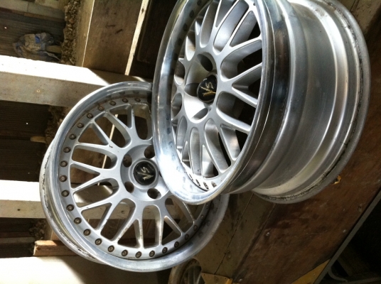 volk racing 3ชิ้นแท้ๆขอบ17 5รู114ไม่เคยลงถนนเมืองไทย