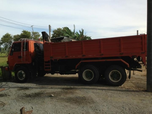 ขาย 10 ล้อ ISUZU FXZ 2 เพลา ดั้ม+เครน HIAB ร๊อกใหญ่ (คุณพสิษฐ์ 089-500-2516)