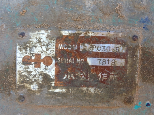 ขายรถแบคโฮล KOMATSU PC30-5 มีภาพวีดีโอ รถสภาพดีพร้อมใช้งาน เอกสารใบอินวอย สนใจโทรสอบถามรายละเอียดได้ครับ คุณ ชัยยา สตึก โทร 081-9972972  089-8451778