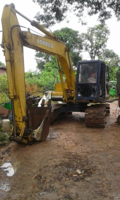 Kobelco SK120 Mark III ไฟฟ้าตัด เอวดี ใบดี สภาพโอเค จุดอ่อน บู๊ดต้องอัดใหม่ เอกสาร โน