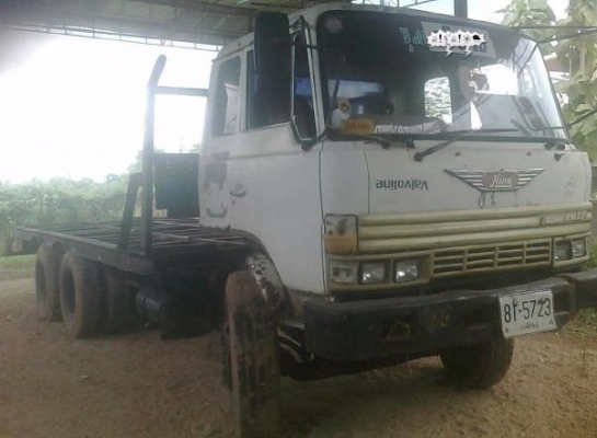 HINO F17 - 168 HP EH700 รถหางปลาสิบล้อ 2 เพลา ท้ายลาดใช้ลาก PC-200 ได้สบายครับ ช่วงล่างแน่นคัชซีสวยเดิมๆมากไม่มีบวม เครื่องแน่นแรงดี หัวเก๋งสวยเดิมไม่มีผุกร่อน ภายในคอนโซลครบพร้อม พวงมาลัยเพาเวอร์ ระบบเบรคทริ๊ปฟี้ ช่วงล่างยางสภาพดี 10 เส้นประมาณ 70\% พร้อม