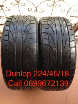 ขายยาง Dunlop dz101 225/45/R18 japan ปี10 สวยดอก85\% 1คู่ 4,300 Call 0899672139 นายครับ บริการจัดส่งทั่วประเทศ