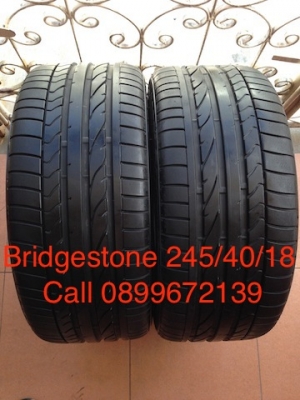 ขายยาง Bridgestone RE050A 245/40/18 ปี10 สวยดอก90\% 1คู่ 5,300 Call 0899672139 นายครับ บริการจัดส่งทั่วประเทศ
