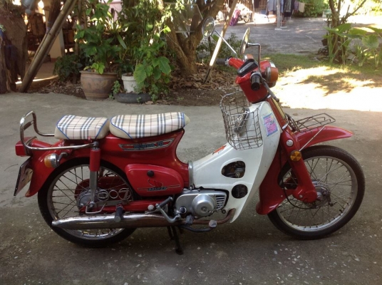 ขายรถฮอนด้าc70k3ทำสีแล้วภาษีเต็มพร้อมโอน