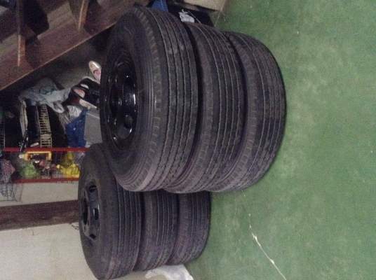 ยางรถ 6 ล้อ เรเดียร พร้อมกระทะ 7 เส้น ราคาถูก บริดสโตน ยางรถ 6 ล้อ เรเดียร พร้อมกระทะ 7 เส้น ราคาถูก บริดสโตน