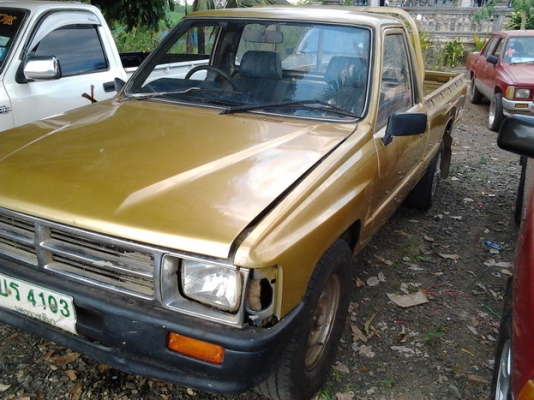 ขาย กระบะตอนเดียว TOYOTA ฮีโร่ 2.5 ไมล์2หลุม แท้ ปี31 เครื่อง2L แน่นจัด ไม่เยิ้ม ไม่หลวม เกียร์ดีเข้าง่ายไม่มีหลุด ช่วงล่างดีมาก ไม่ส่ายไม่หอน คัสซีสวยจัด ไม่ผุ ไม่โก่ง ไม่ดาม  ภายในดี คอนโซลครบ เบาะมีขาด แผงประตูต้องใส่ พื้นเก๋งไม่ผุ กระบะไม่ผุ ***ขายแล้