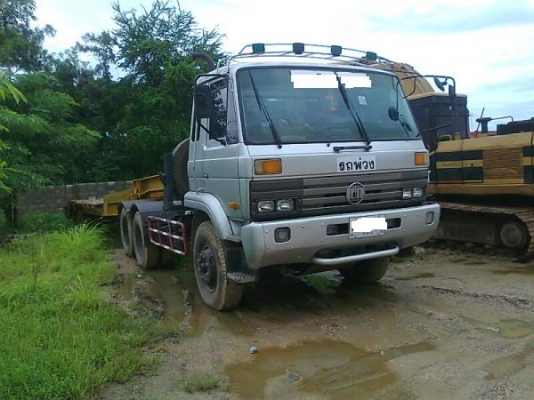 ขายด่วน!..รถสิบล้อ สองเพลา หัวลากโรเบรท NISSAN UD 290 แรงม้าพร้อมหางโรเบรท 2 เพลา รถสวย พร้อมลุยงาน.