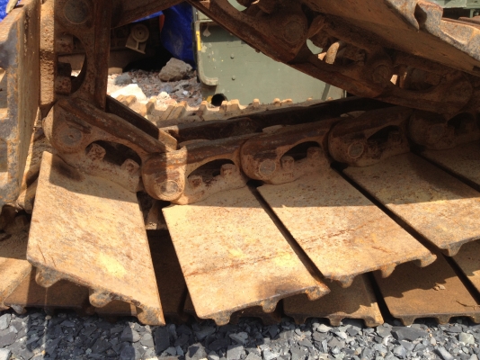 ขายโซ้พร้อมใบแทค60ซม.ของKOMATSU PC120รุ่น3